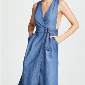 Free People: Keeping My Cool Denim Midi Dress